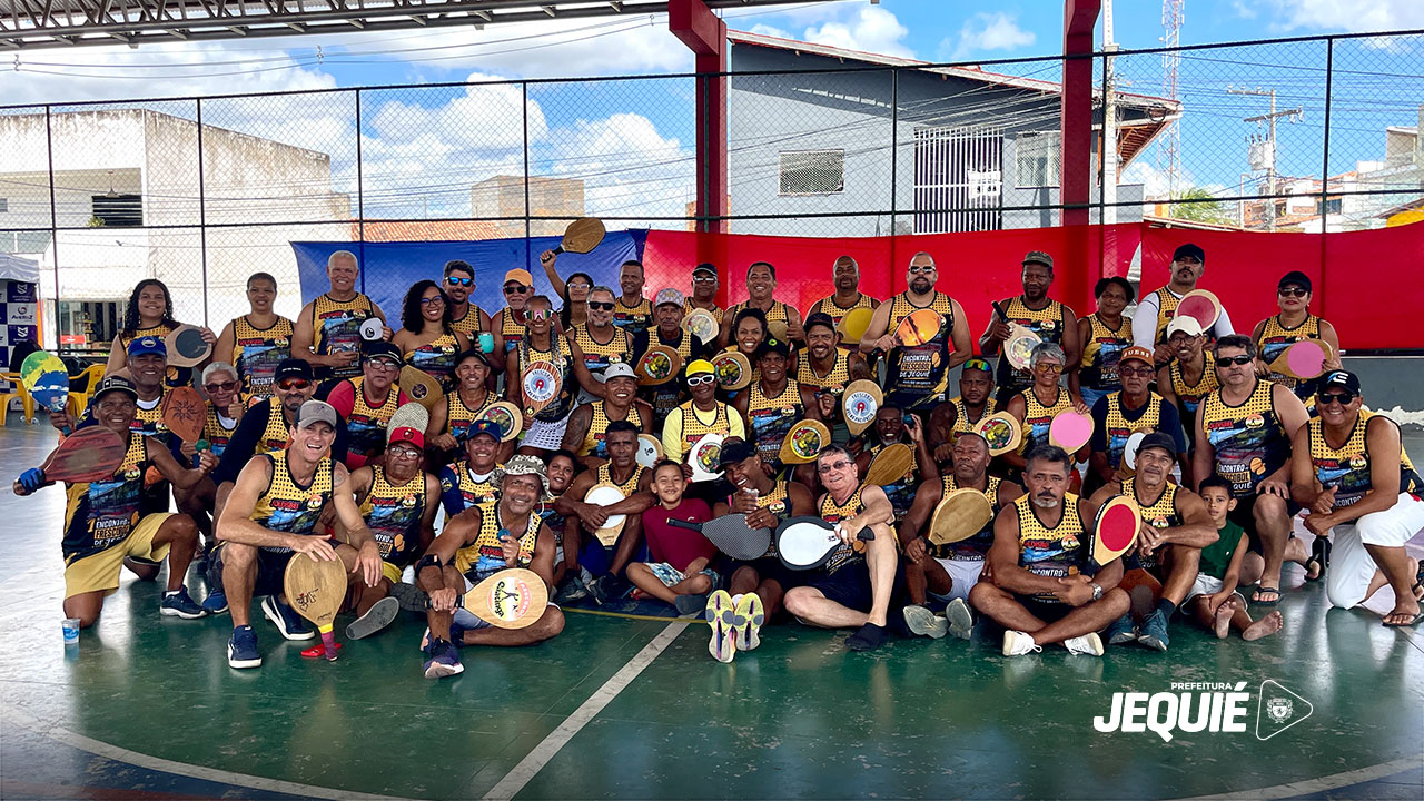 Com participação de desportistas de diversos municípios e apoio da Prefeitura de Jequié, município sedia o I Encontro de Frescobol da região