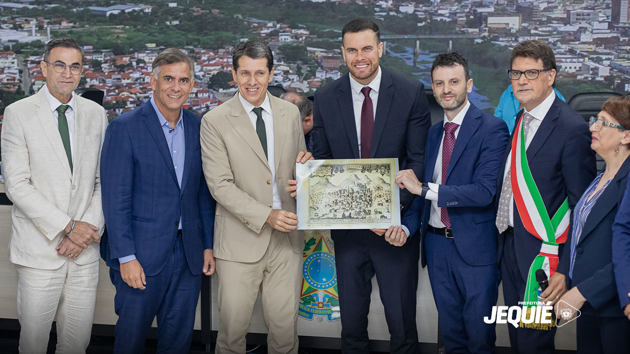 Prefeito de Jequié recepciona delegação italiana e reforça laços históricos entre Jequié e Trecchina