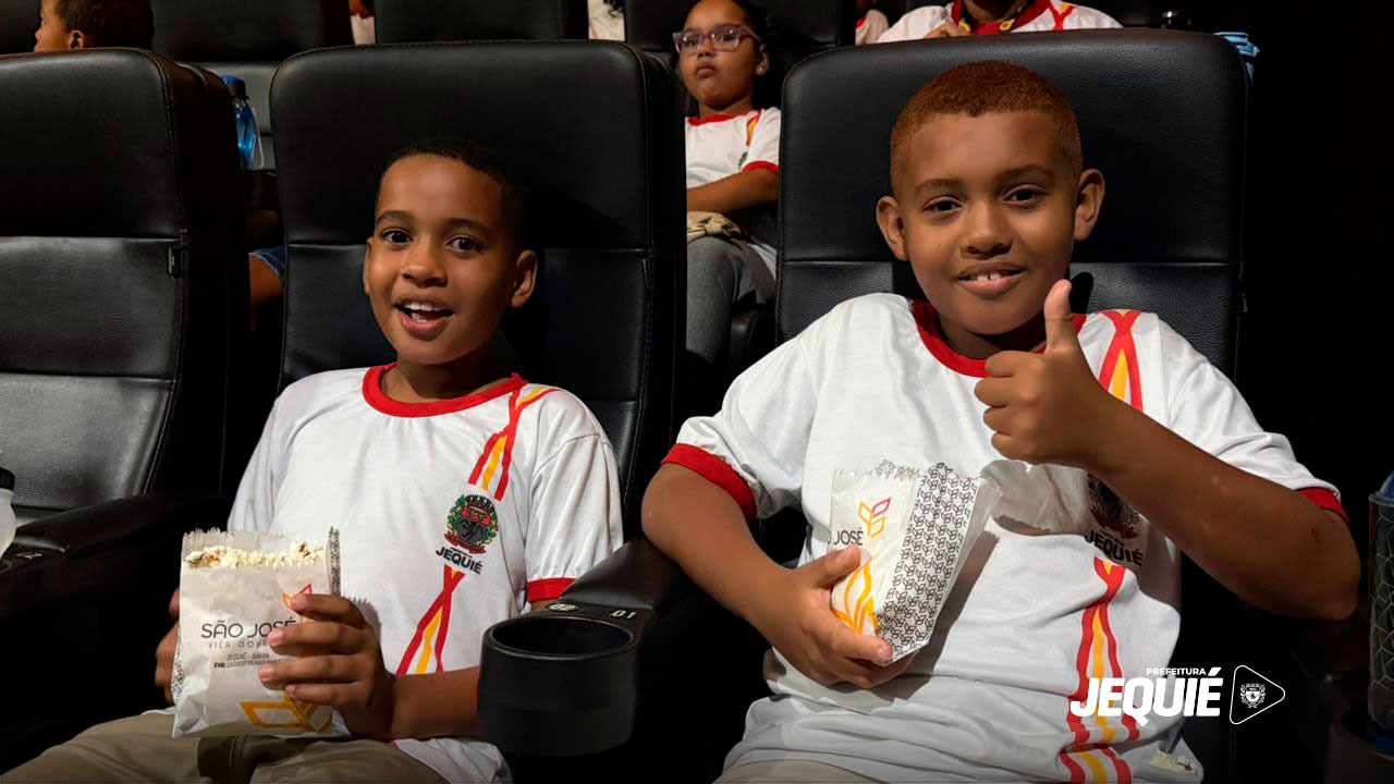 Prefeitura de Jequié inicia edição 2026 do projeto “A Escola Vai ao Cinema” contemplando alunos das escolas do campo